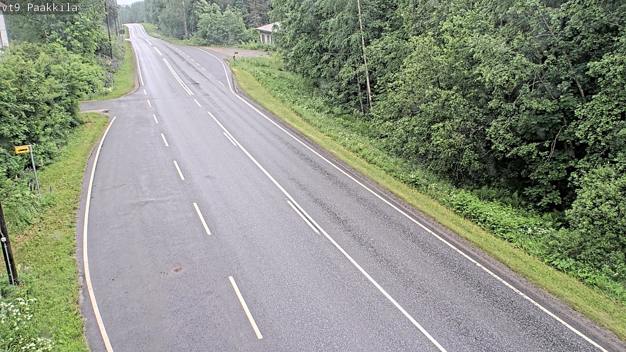 Weather Camera Image Väg 9 Tuusniemi, Paakkila, Tuusniemi, Pohjois-Savo