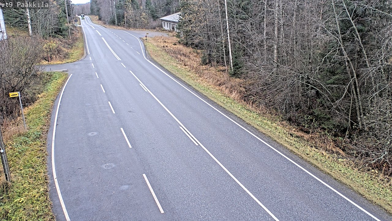 Weather Camera Image Väg 9 Tuusniemi, Paakkila, Tuusniemi, Pohjois-Savo