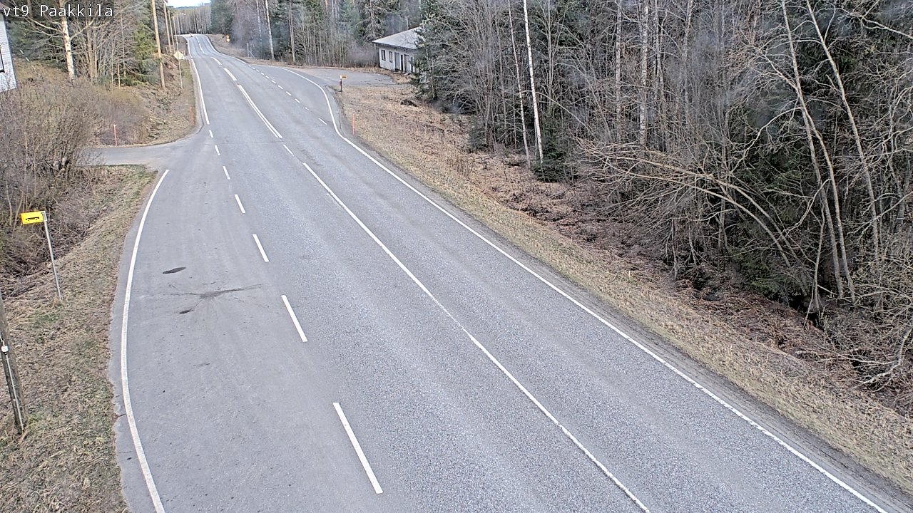 Weather Camera Image Väg 9 Tuusniemi, Paakkila, Tuusniemi, Pohjois-Savo