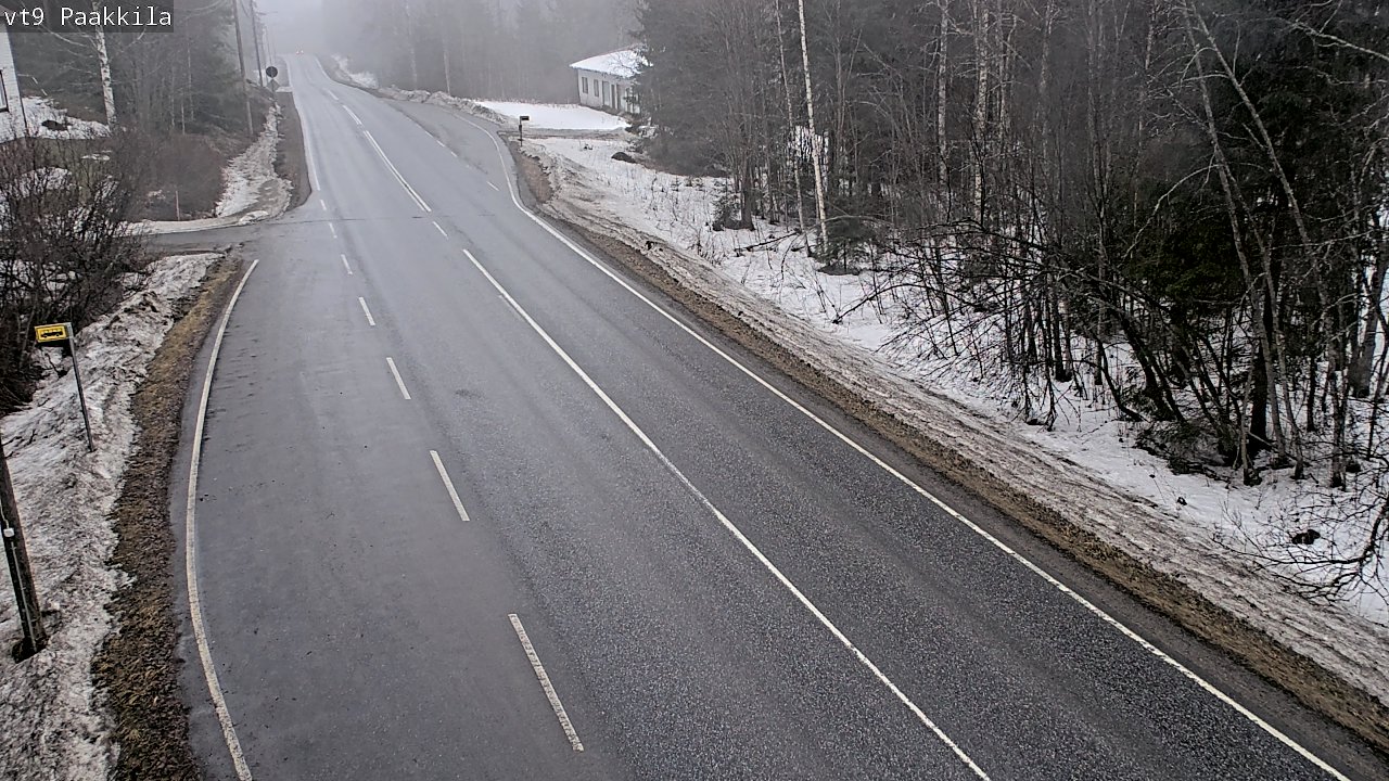 Weather Camera Image Väg 9 Tuusniemi, Paakkila, Tuusniemi, Pohjois-Savo