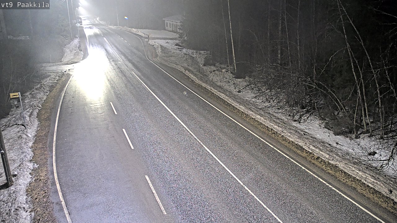 Weather Camera Image Väg 9 Tuusniemi, Paakkila, Tuusniemi, Pohjois-Savo