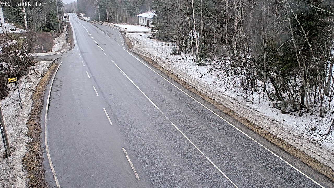 Weather Camera Image Väg 9 Tuusniemi, Paakkila, Tuusniemi, Pohjois-Savo