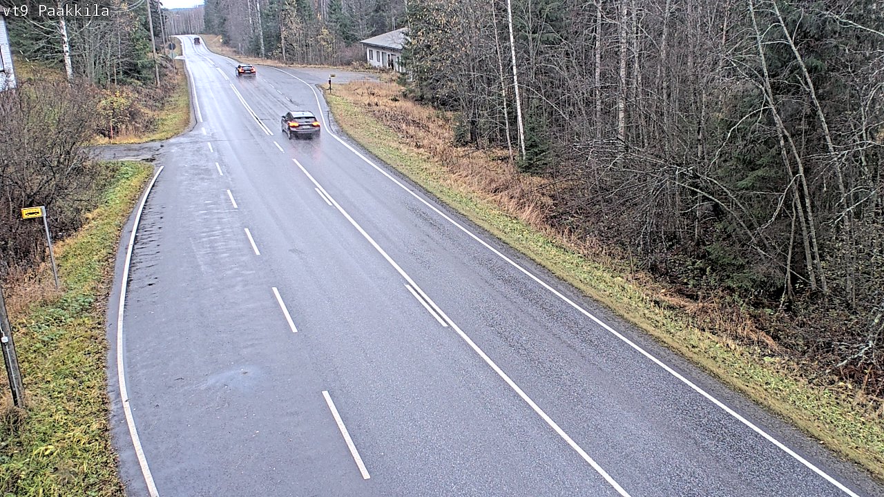 Weather Camera Image Väg 9 Tuusniemi, Paakkila, Tuusniemi, Pohjois-Savo