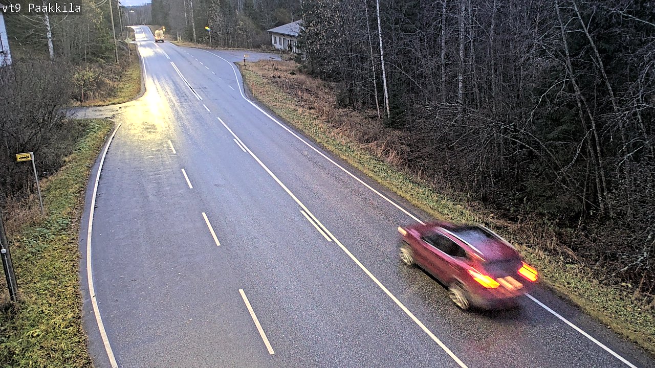Weather Camera Image Väg 9 Tuusniemi, Paakkila, Tuusniemi, Pohjois-Savo