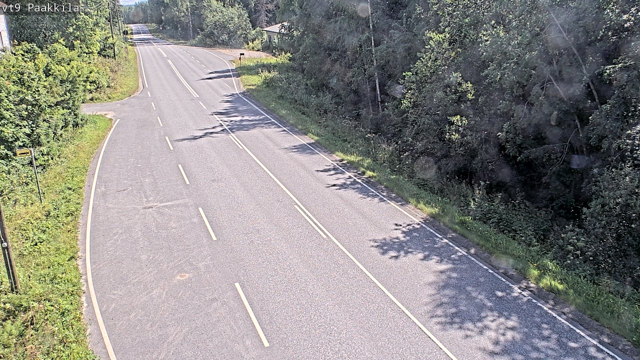 Weather Camera Image Väg 9 Tuusniemi, Paakkila, Tuusniemi, Pohjois-Savo