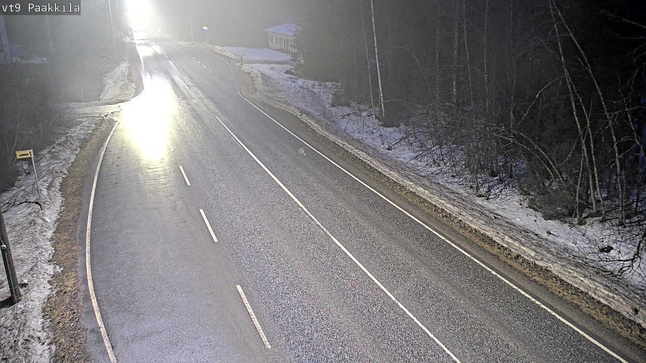 Weather Camera Image Väg 9 Tuusniemi, Paakkila, Tuusniemi, Pohjois-Savo