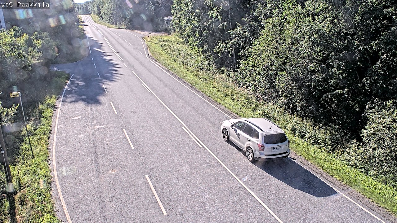 Weather Camera Image Väg 9 Tuusniemi, Paakkila, Tuusniemi, Pohjois-Savo
