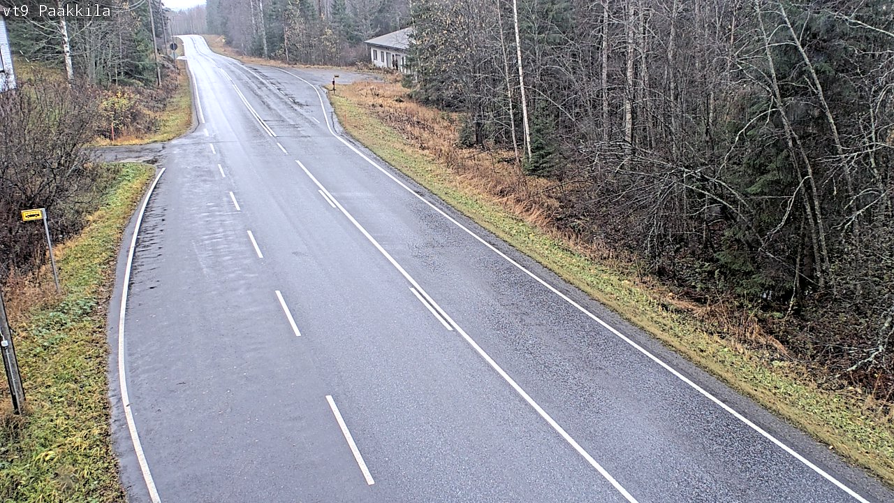 Weather Camera Image Väg 9 Tuusniemi, Paakkila, Tuusniemi, Pohjois-Savo