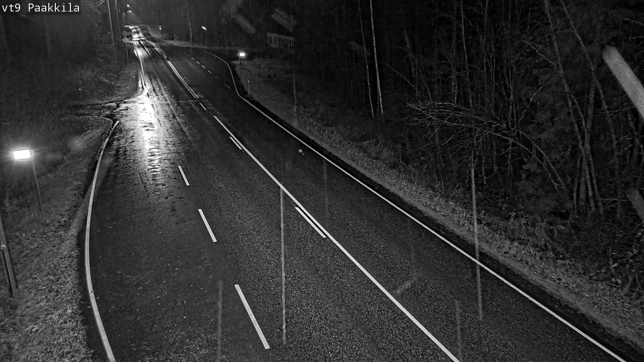 Weather Camera Image Väg 9 Tuusniemi, Paakkila, Tuusniemi, Pohjois-Savo