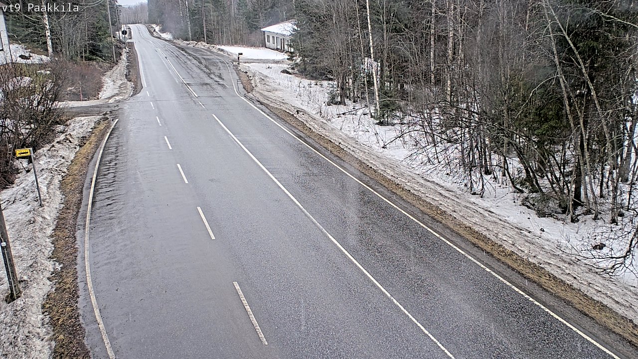 Weather Camera Image Road 9 Tuusniemi, Paakkila, Tuusniemi, Pohjois-Savo