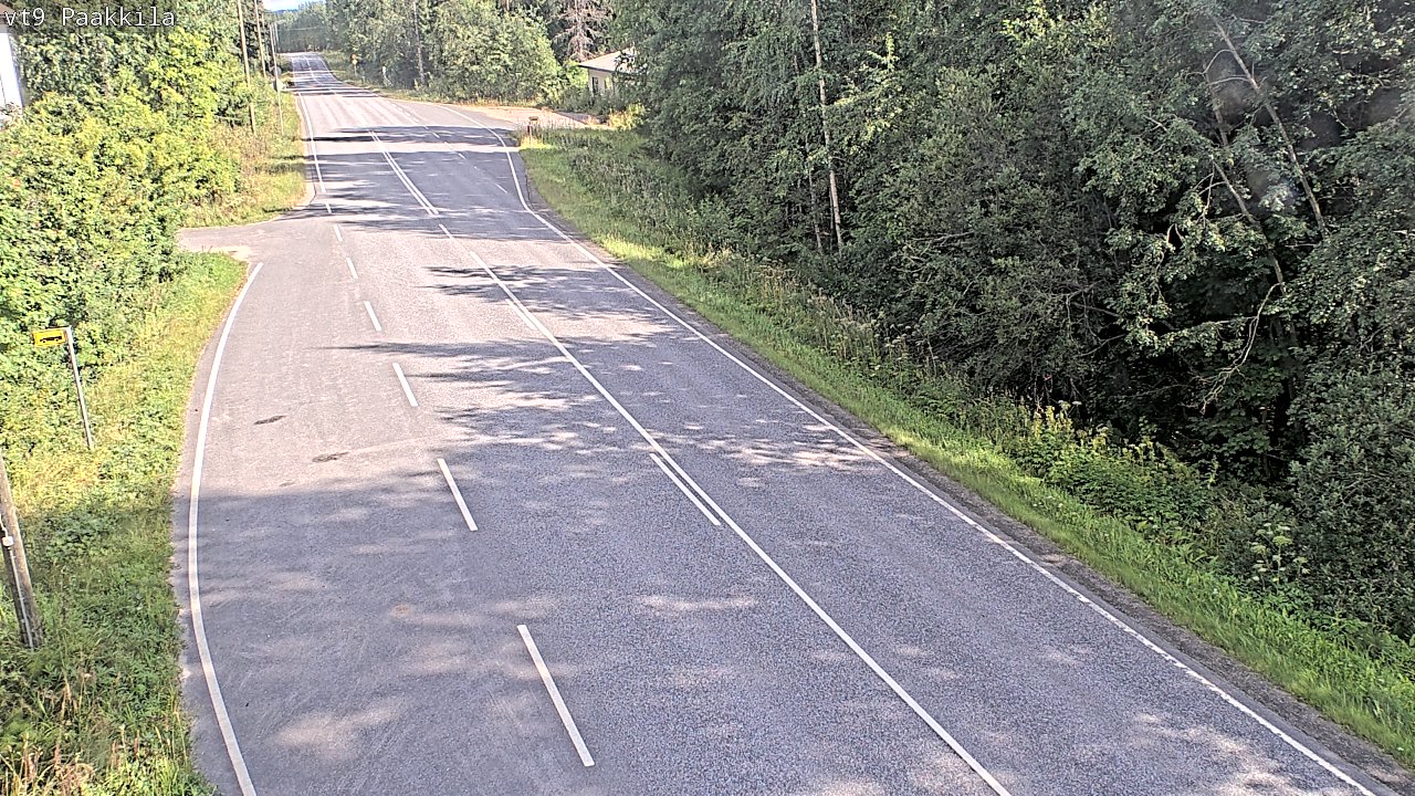 Weather Camera Image Väg 9 Tuusniemi, Paakkila, Tuusniemi, Pohjois-Savo