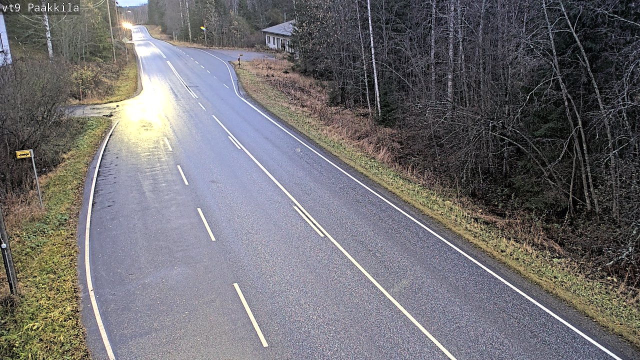 Weather Camera Image Väg 9 Tuusniemi, Paakkila, Tuusniemi, Pohjois-Savo