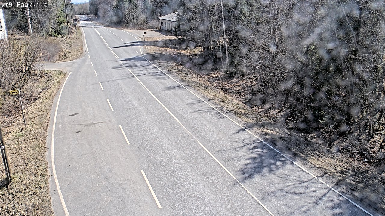 Weather Camera Image Väg 9 Tuusniemi, Paakkila, Tuusniemi, Pohjois-Savo