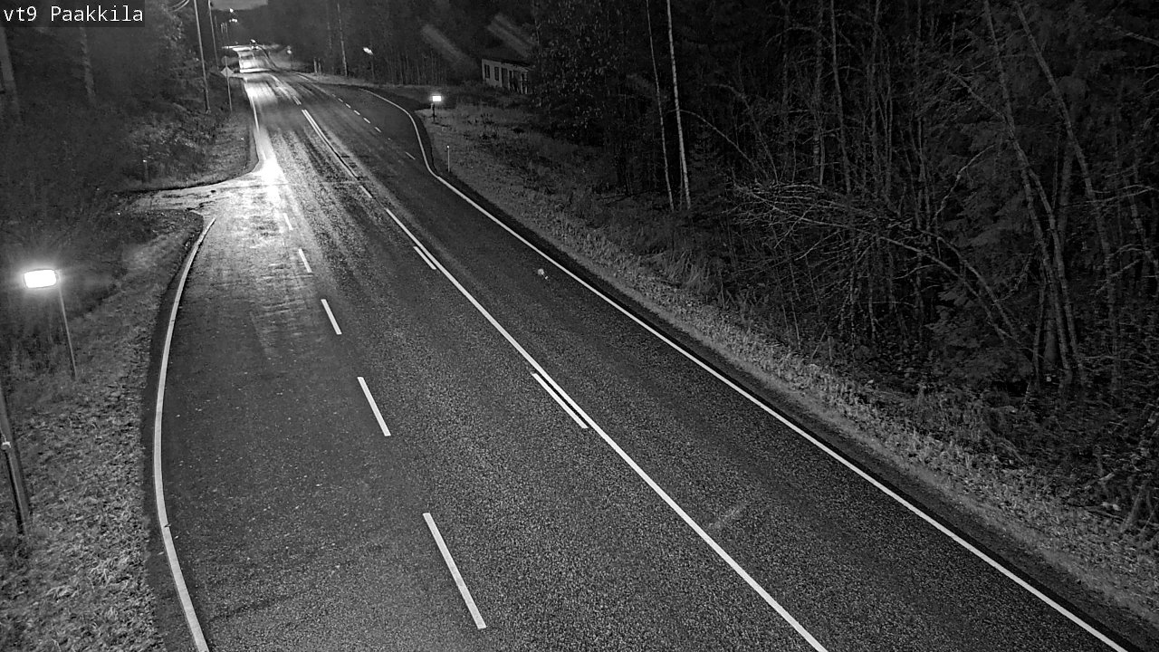 Weather Camera Image Väg 9 Tuusniemi, Paakkila, Tuusniemi, Pohjois-Savo