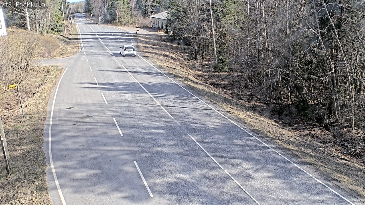 Weather Camera Image Väg 9 Tuusniemi, Paakkila, Tuusniemi, Pohjois-Savo