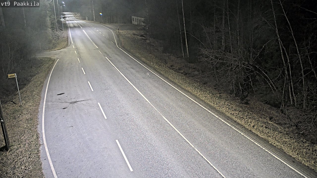 Weather Camera Image Väg 9 Tuusniemi, Paakkila, Tuusniemi, Pohjois-Savo