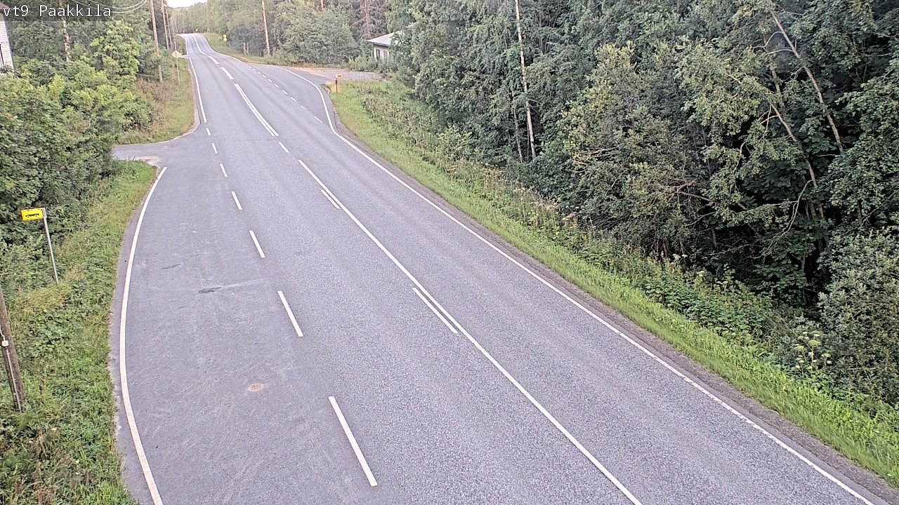 Weather Camera Image Väg 9 Tuusniemi, Paakkila, Tuusniemi, Pohjois-Savo
