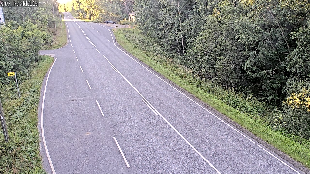 Weather Camera Image Väg 9 Tuusniemi, Paakkila, Tuusniemi, Pohjois-Savo