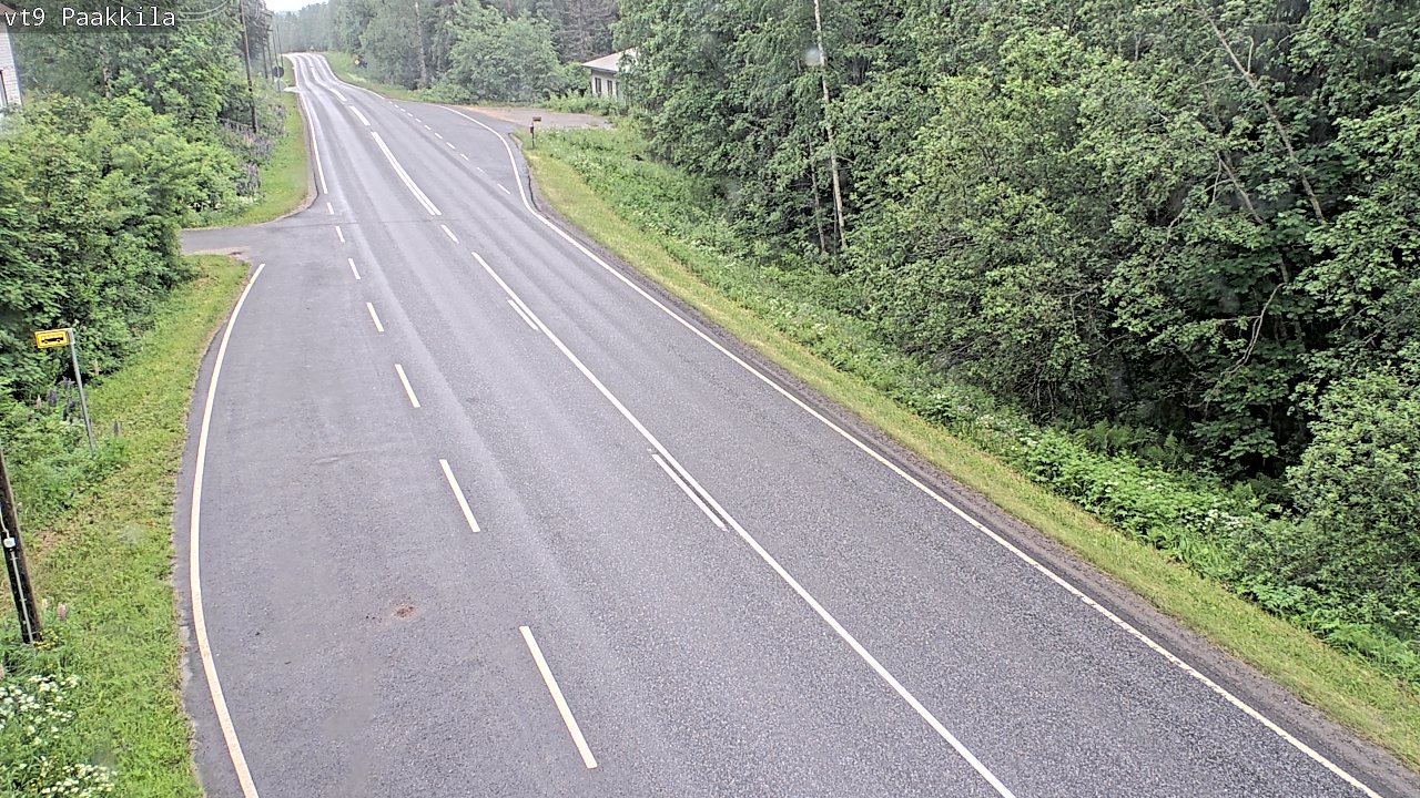 Weather Camera Image Väg 9 Tuusniemi, Paakkila, Tuusniemi, Pohjois-Savo