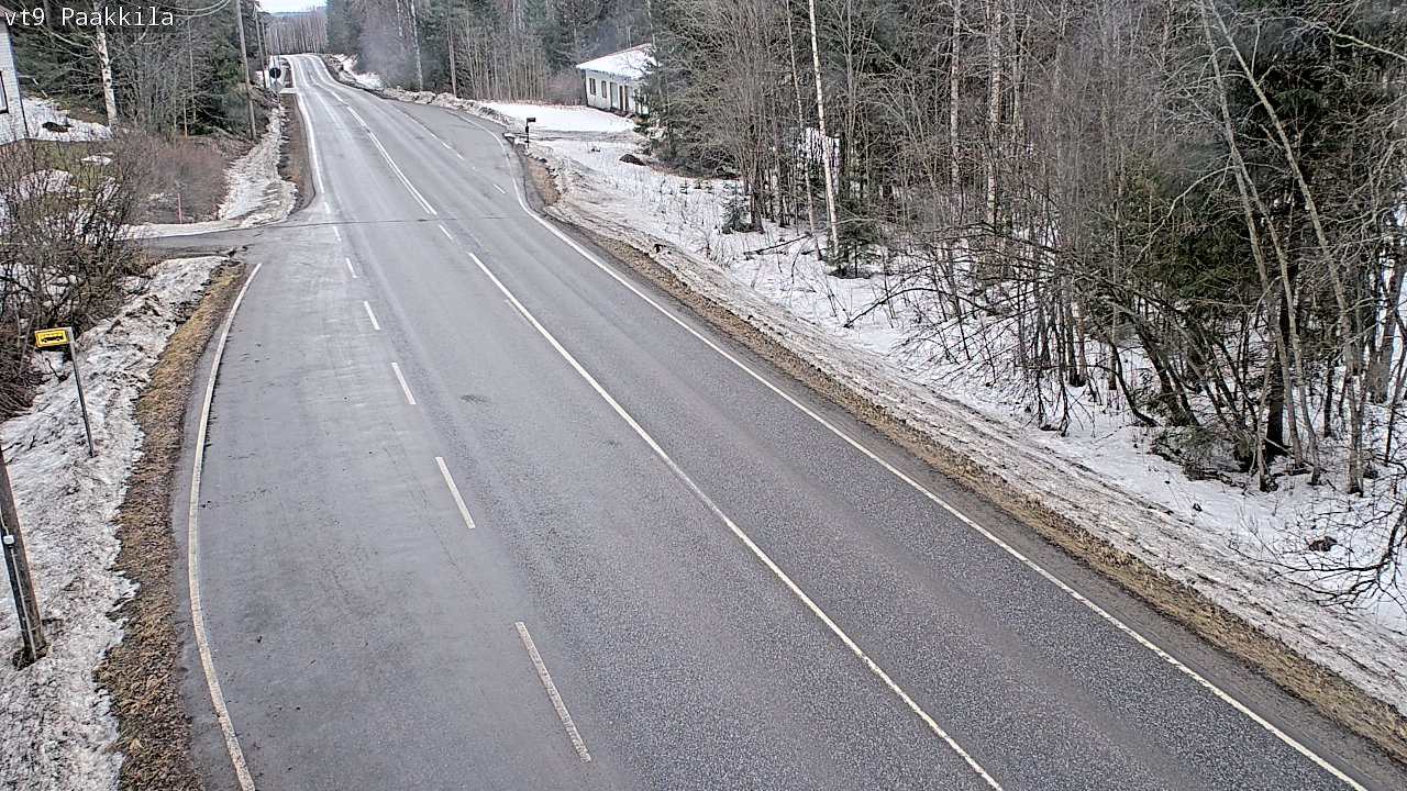 Kelikamerat Kuva Tie 9 Tuusniemi, Paakkila, Tuusniemi, Pohjois-Savo