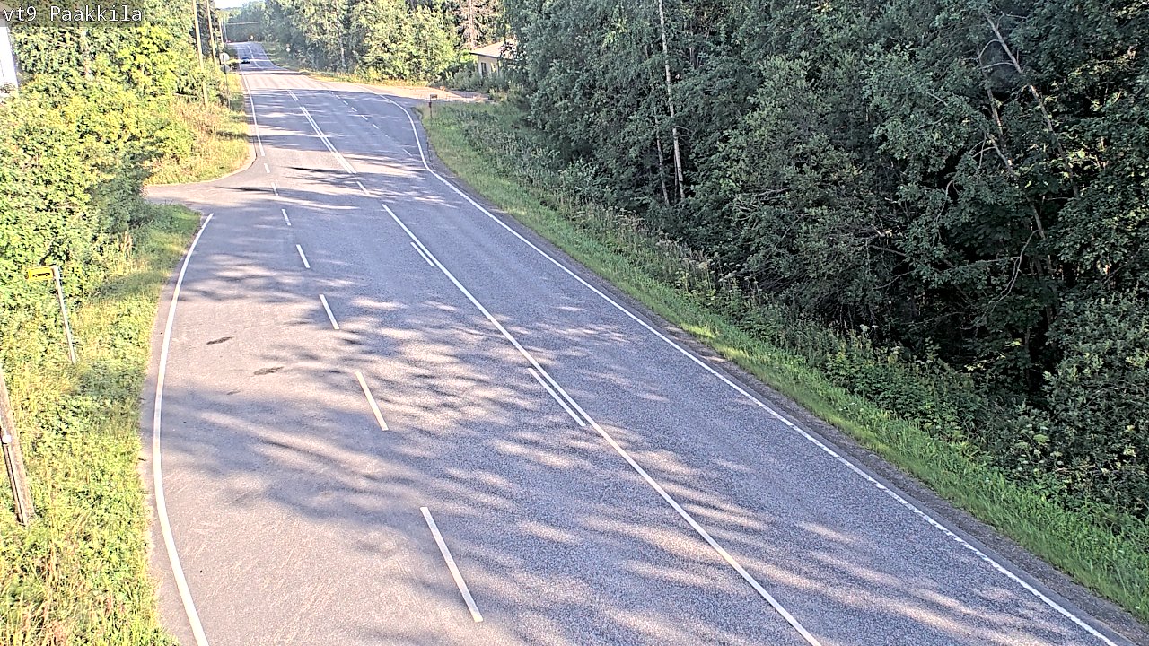 Weather Camera Image Väg 9 Tuusniemi, Paakkila, Tuusniemi, Pohjois-Savo