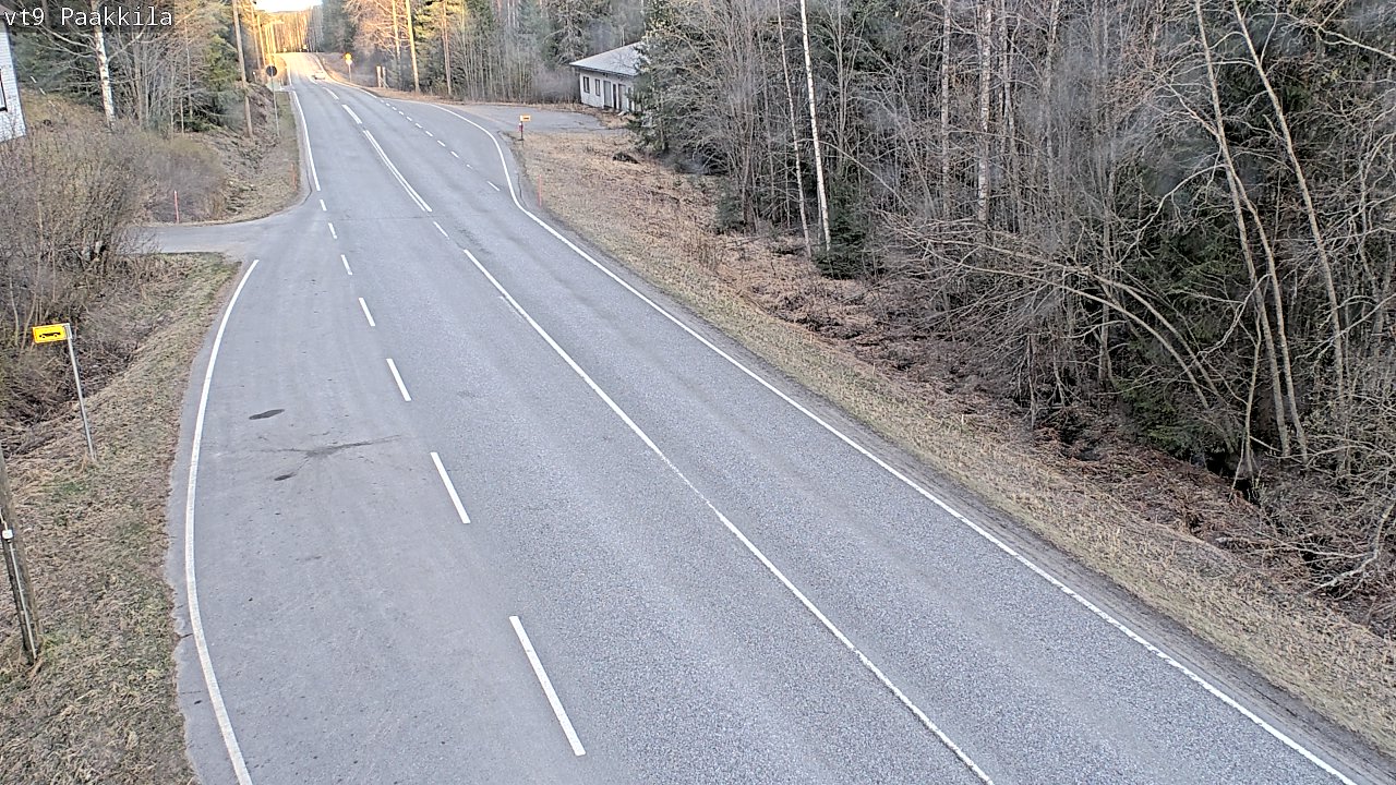 Weather Camera Image Väg 9 Tuusniemi, Paakkila, Tuusniemi, Pohjois-Savo