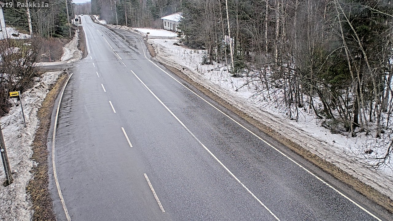 Weather Camera Image Road 9 Tuusniemi, Paakkila, Tuusniemi, Pohjois-Savo