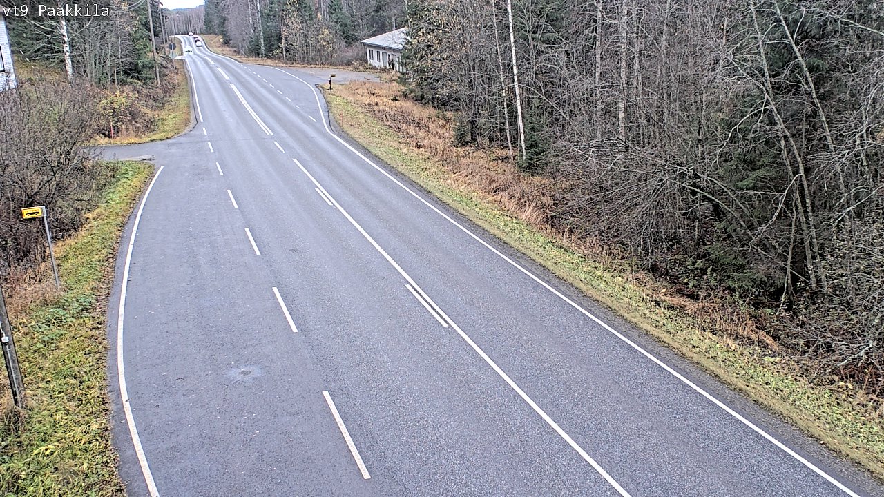 Weather Camera Image Väg 9 Tuusniemi, Paakkila, Tuusniemi, Pohjois-Savo