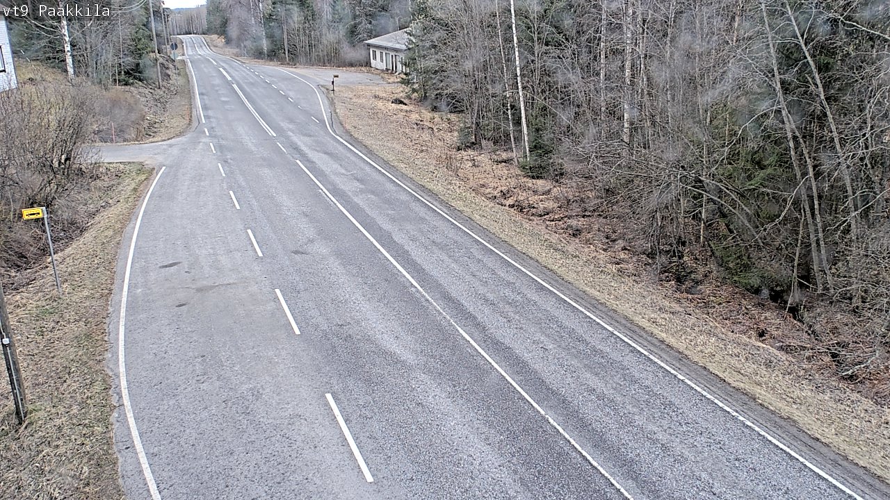 Weather Camera Image Väg 9 Tuusniemi, Paakkila, Tuusniemi, Pohjois-Savo