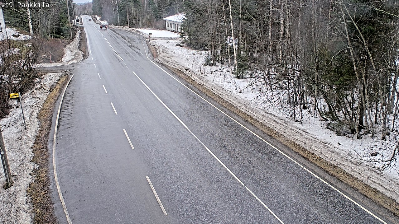 Weather Camera Image Road 9 Tuusniemi, Paakkila, Tuusniemi, Pohjois-Savo