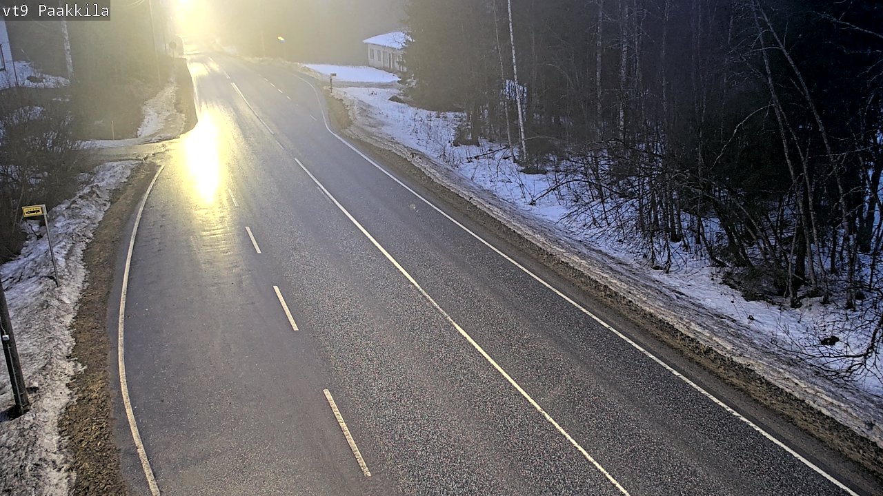 Weather Camera Image Väg 9 Tuusniemi, Paakkila, Tuusniemi, Pohjois-Savo