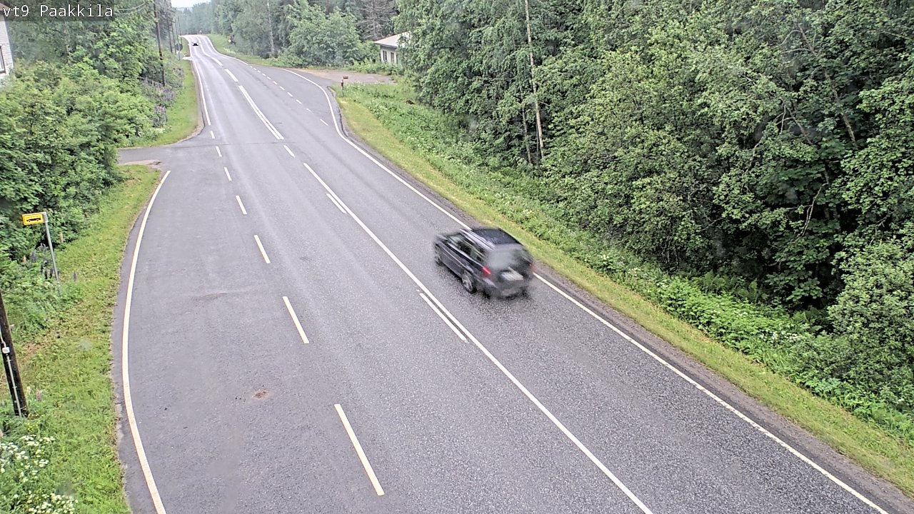 Weather Camera Image Väg 9 Tuusniemi, Paakkila, Tuusniemi, Pohjois-Savo