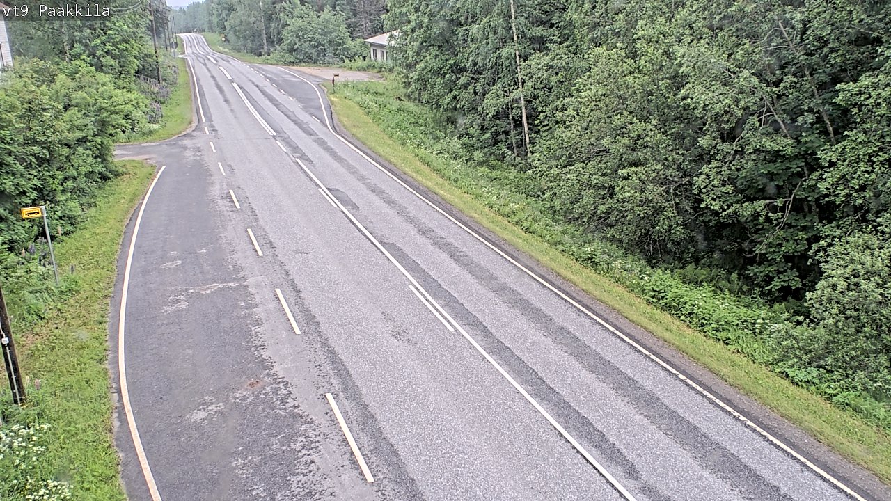 Weather Camera Image Väg 9 Tuusniemi, Paakkila, Tuusniemi, Pohjois-Savo