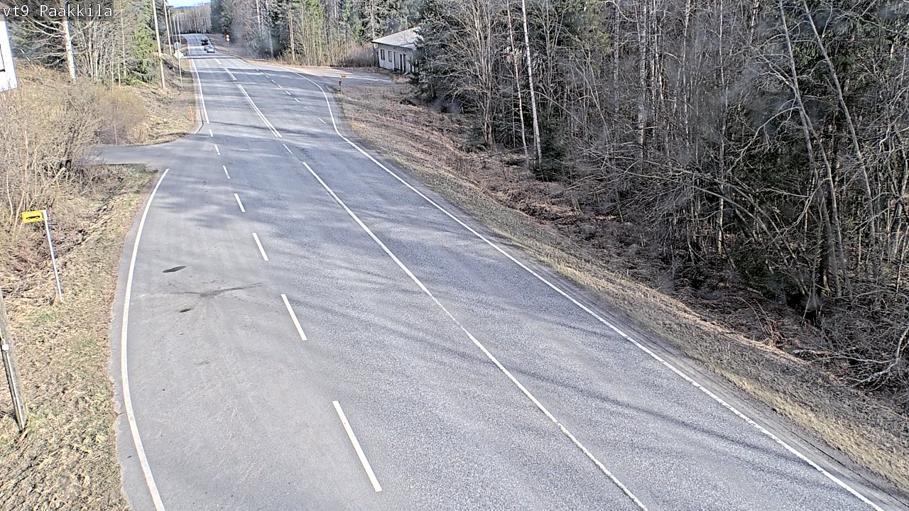 Weather Camera Image Väg 9 Tuusniemi, Paakkila, Tuusniemi, Pohjois-Savo