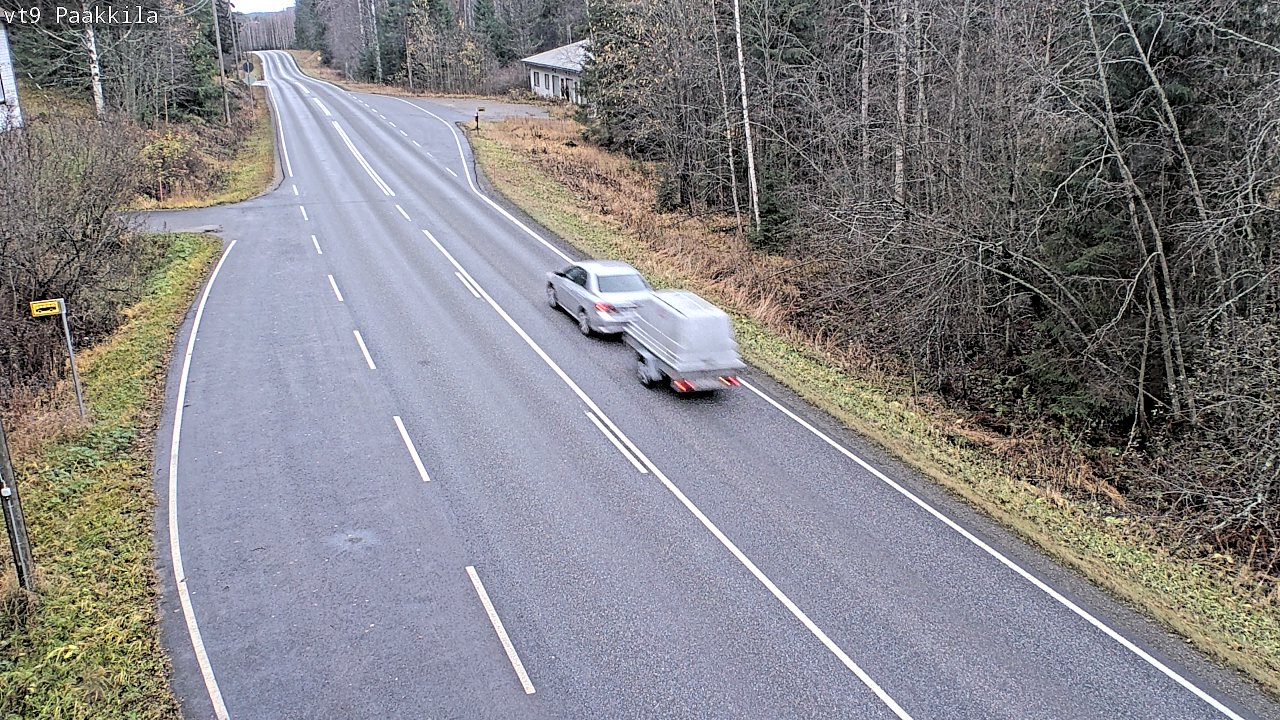 Weather Camera Image Väg 9 Tuusniemi, Paakkila, Tuusniemi, Pohjois-Savo