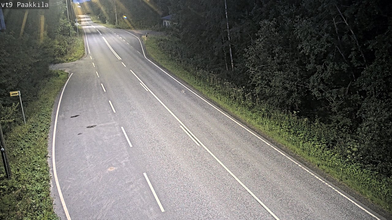 Weather Camera Image Väg 9 Tuusniemi, Paakkila, Tuusniemi, Pohjois-Savo