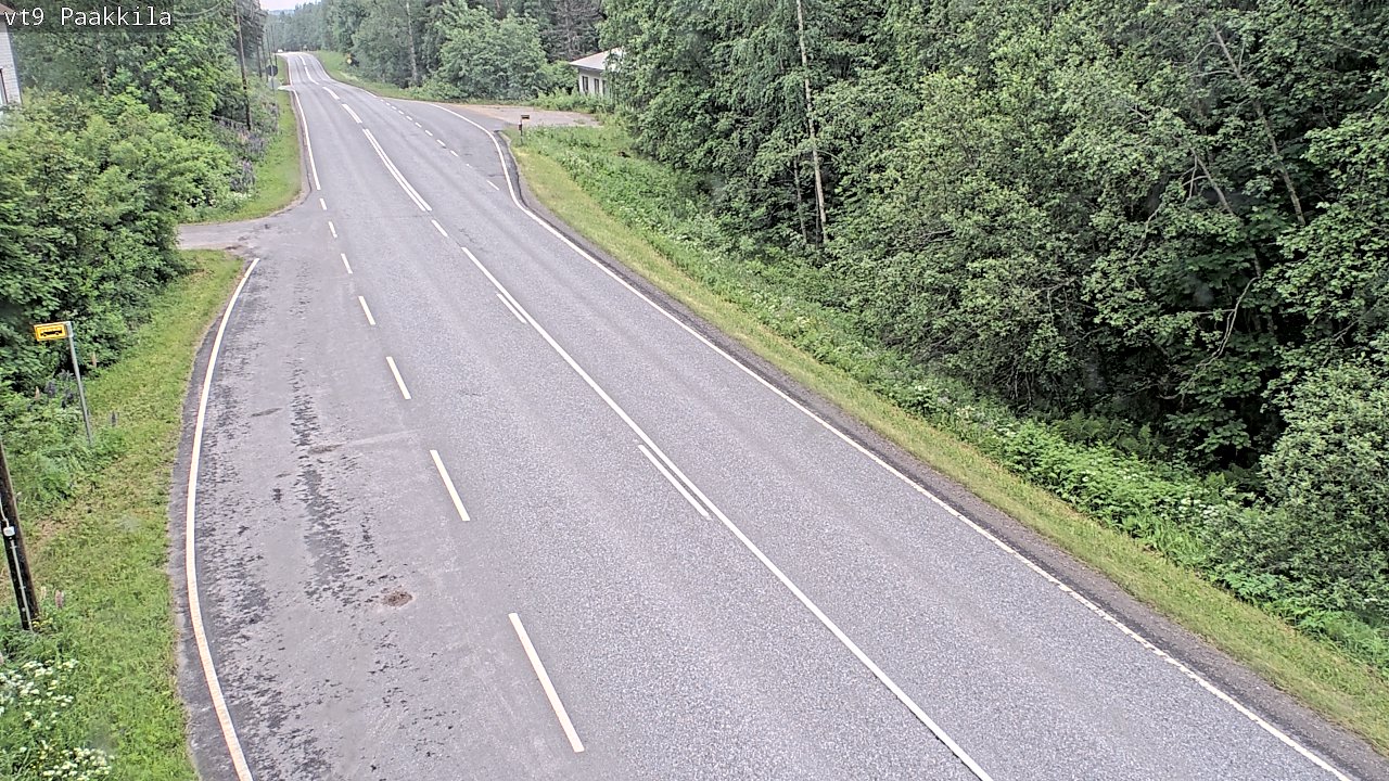 Weather Camera Image Väg 9 Tuusniemi, Paakkila, Tuusniemi, Pohjois-Savo