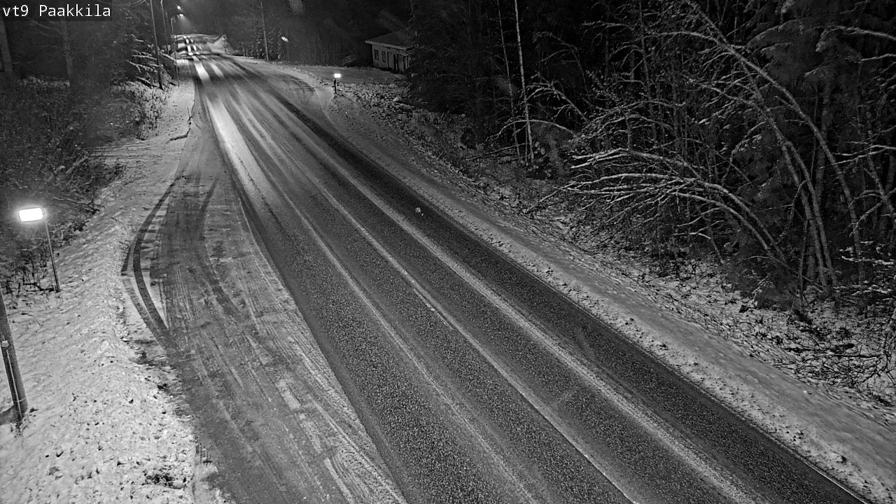 Weather Camera Image Väg 9 Tuusniemi, Paakkila, Tuusniemi, Pohjois-Savo