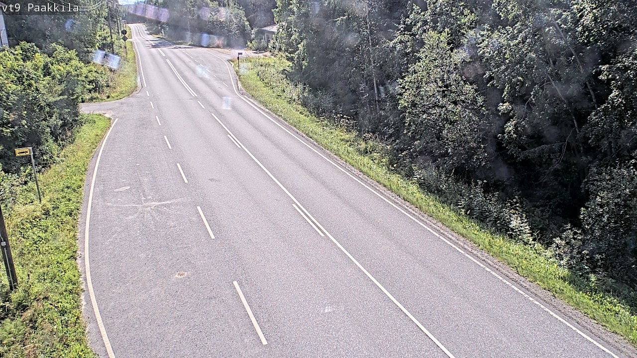 Weather Camera Image Väg 9 Tuusniemi, Paakkila, Tuusniemi, Pohjois-Savo