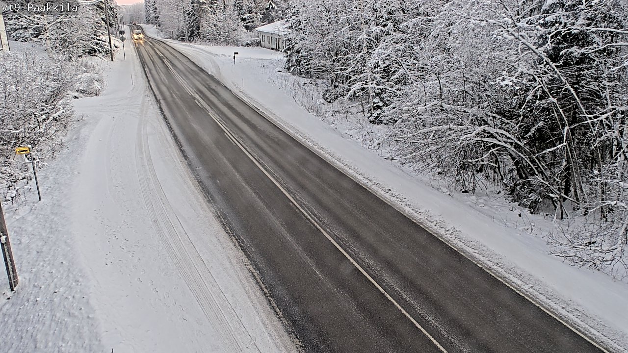 Kelikamerat Kuva Tie 9 Tuusniemi, Paakkila, Tuusniemi, Pohjois-Savo
