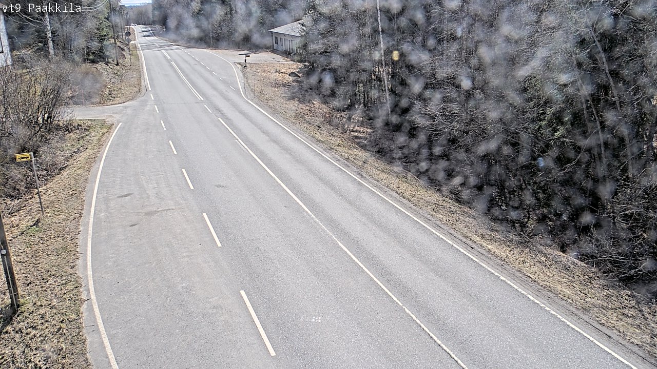 Weather Camera Image Väg 9 Tuusniemi, Paakkila, Tuusniemi, Pohjois-Savo