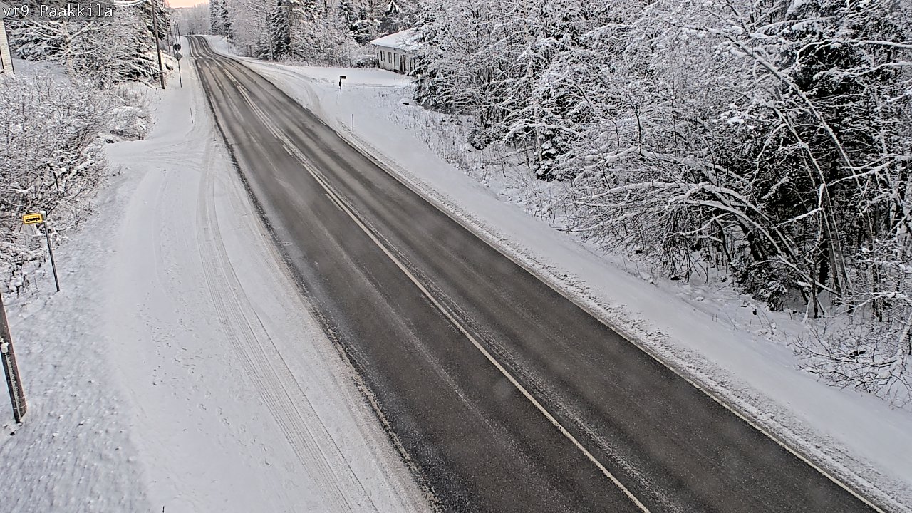 Kelikamerat Kuva Tie 9 Tuusniemi, Paakkila, Tuusniemi, Pohjois-Savo