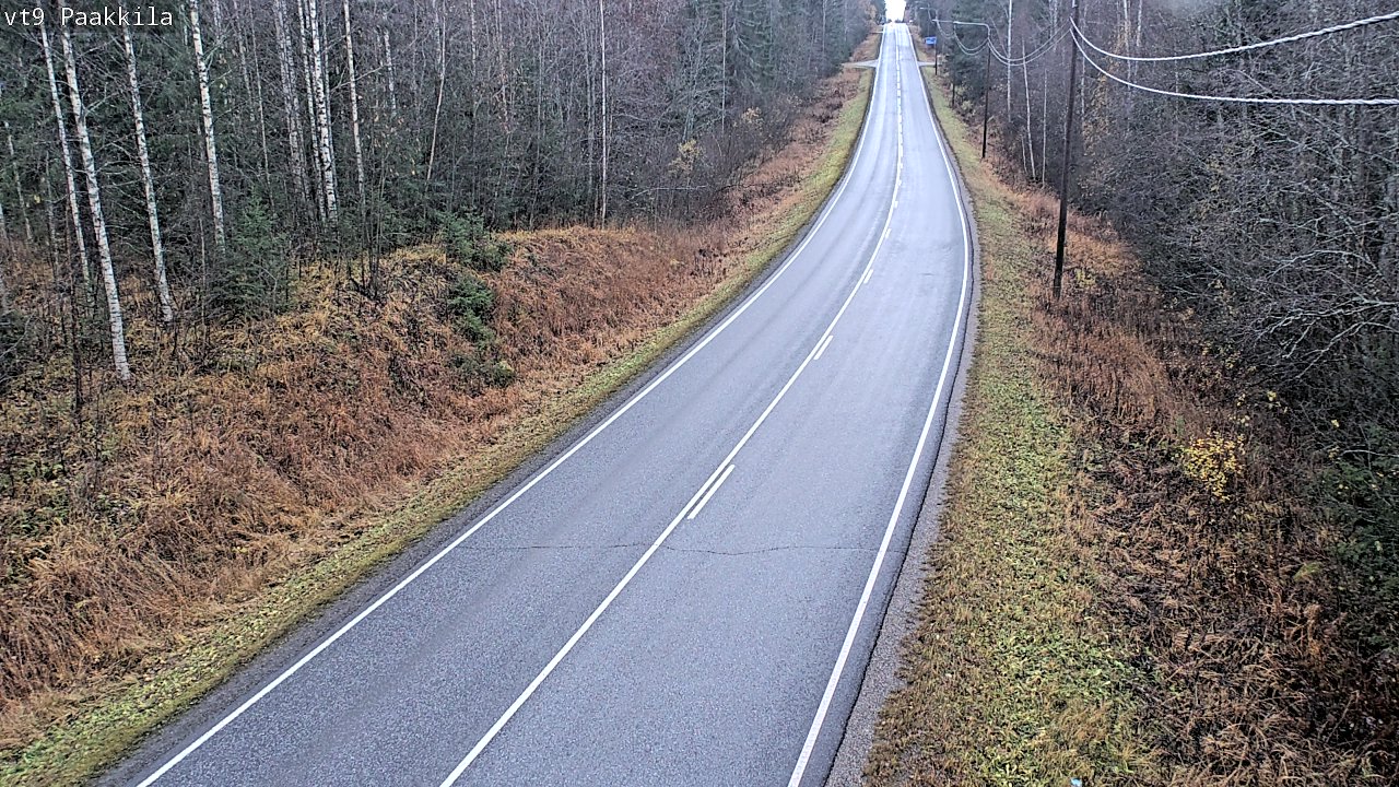 Kelikamerat Kuva Tie 9 Tuusniemi, Paakkila, Tuusniemi, Pohjois-Savo