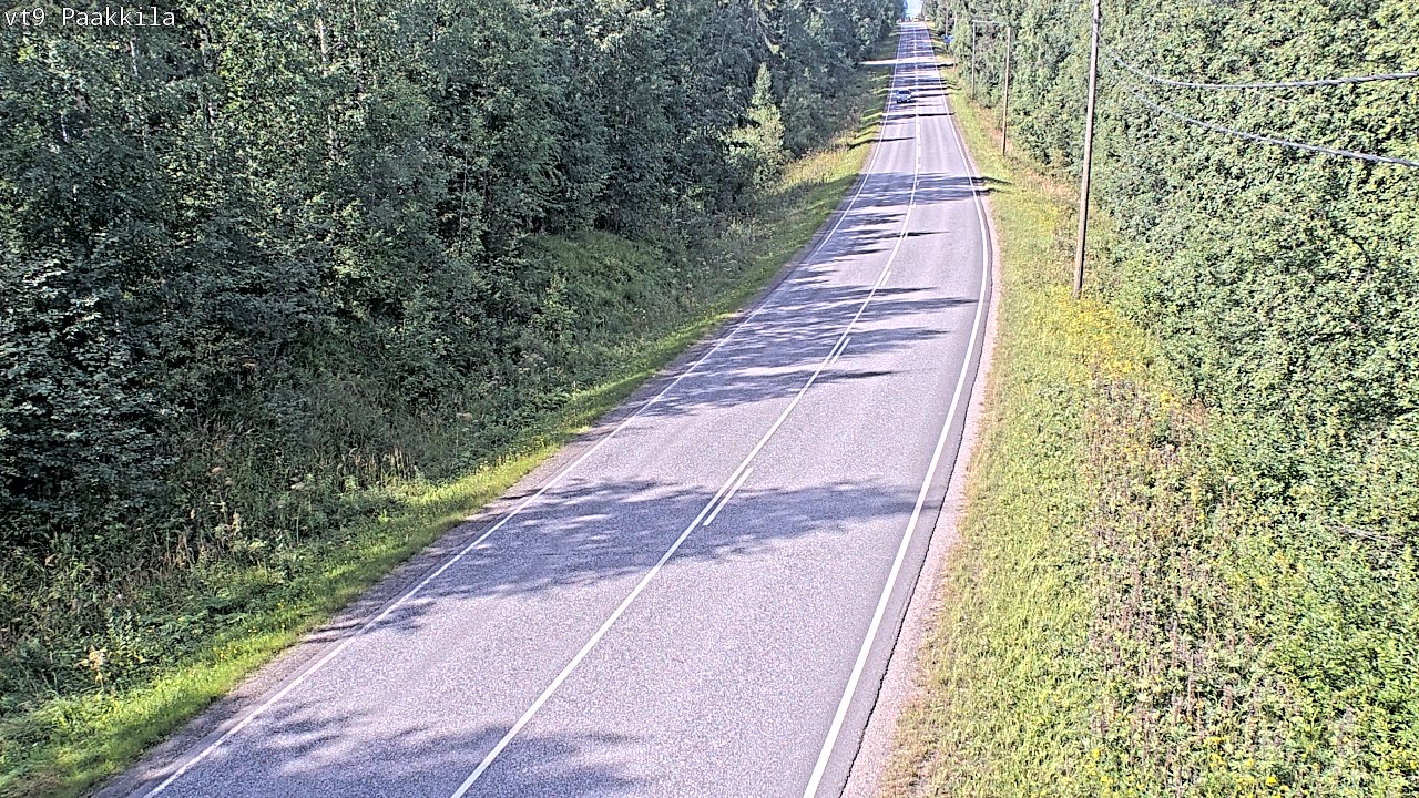 Weather Camera Image Väg 9 Tuusniemi, Paakkila, Tuusniemi, Pohjois-Savo