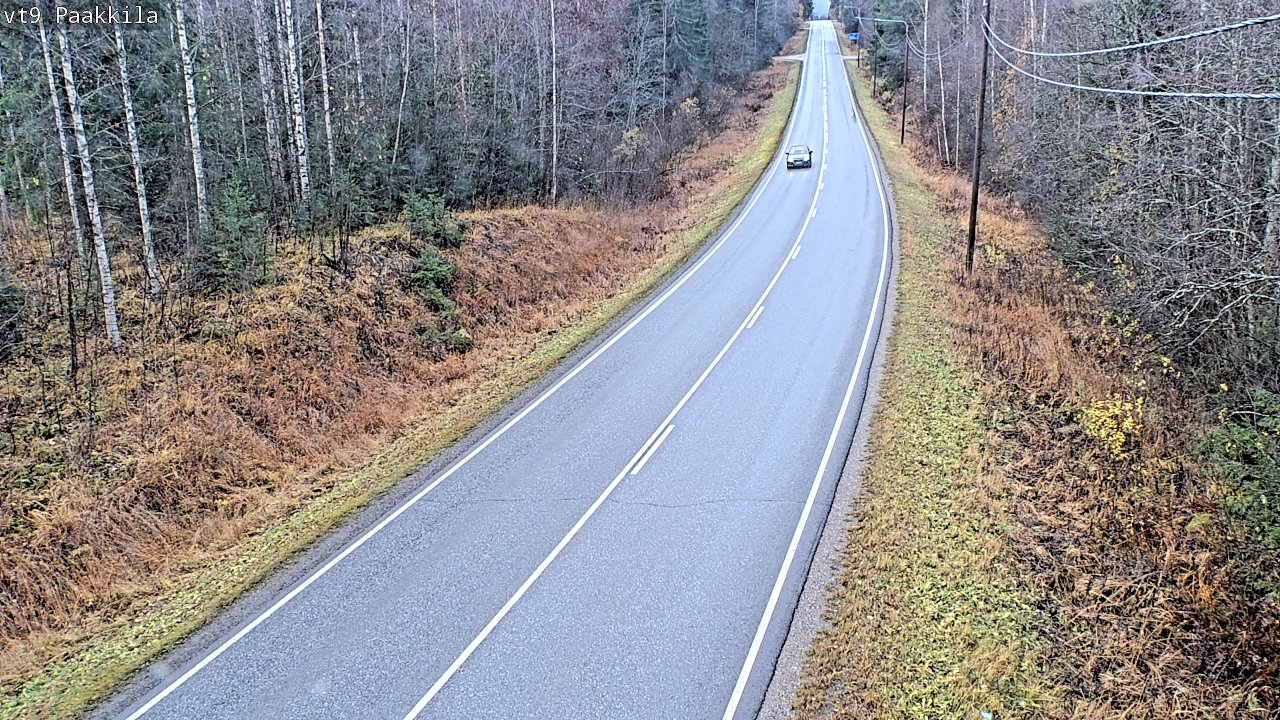 Kelikamerat Kuva Tie 9 Tuusniemi, Paakkila, Tuusniemi, Pohjois-Savo