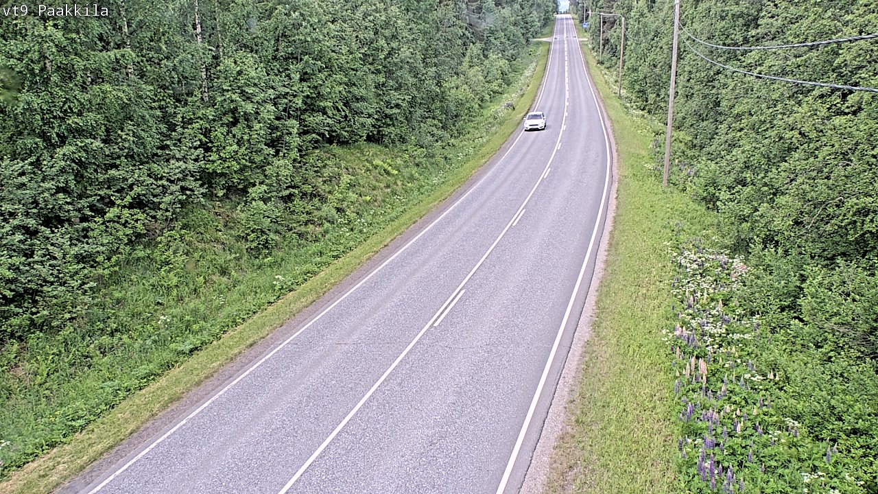 Weather Camera Image Road 9 Tuusniemi, Paakkila, Tuusniemi, Pohjois-Savo