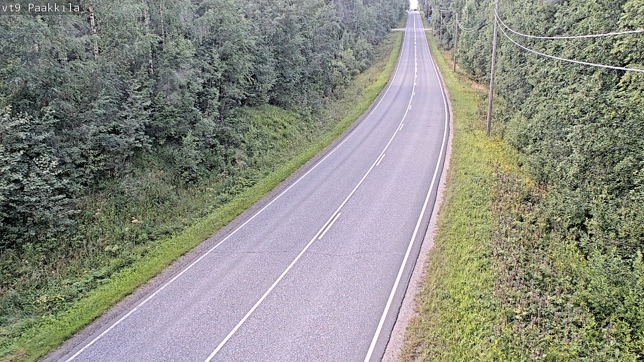 Weather Camera Image Väg 9 Tuusniemi, Paakkila, Tuusniemi, Pohjois-Savo