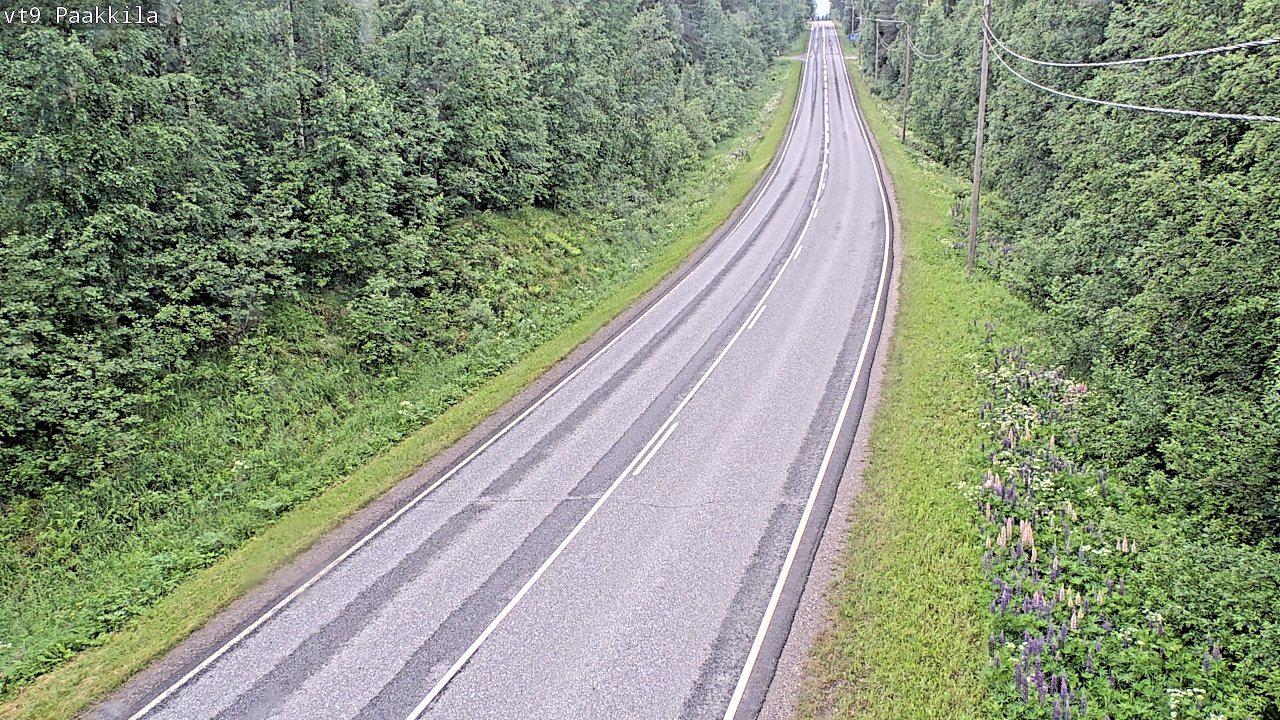Weather Camera Image Väg 9 Tuusniemi, Paakkila, Tuusniemi, Pohjois-Savo