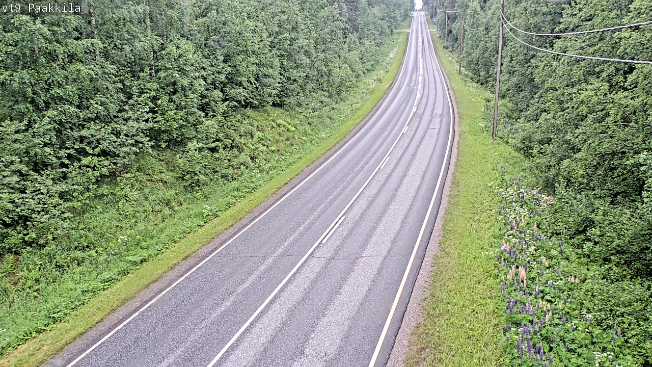 Weather Camera Image Väg 9 Tuusniemi, Paakkila, Tuusniemi, Pohjois-Savo