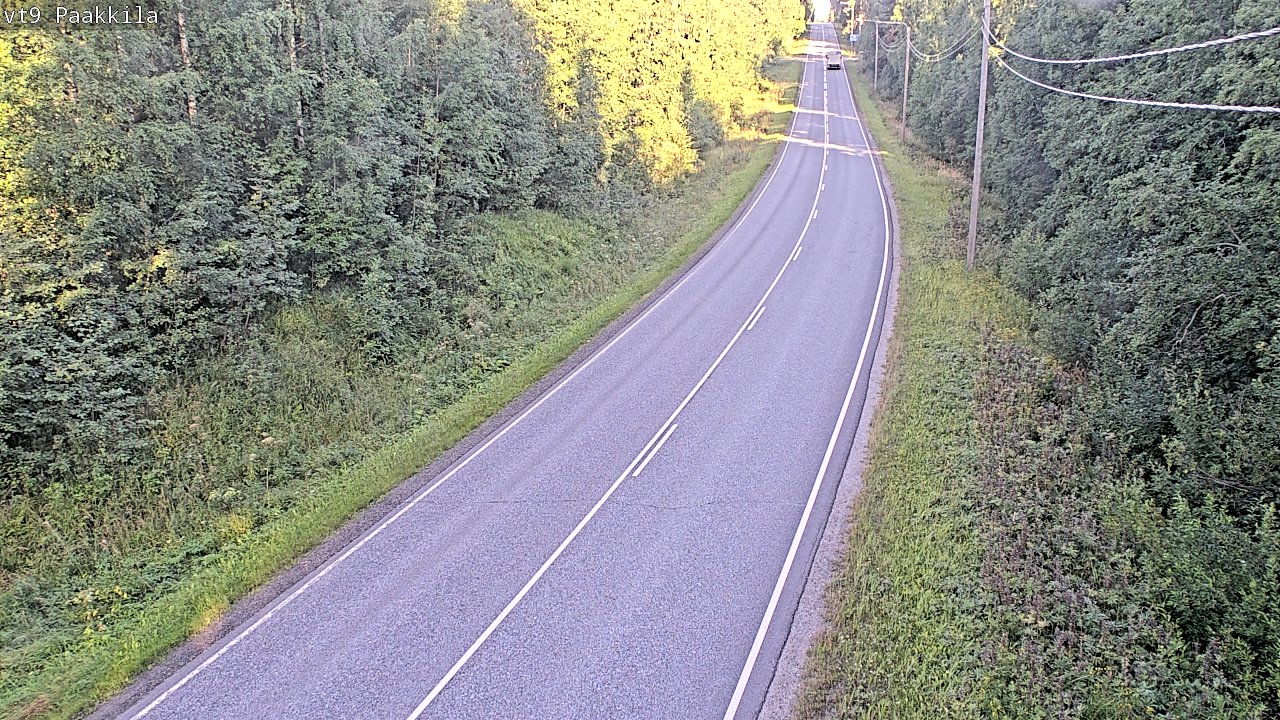 Weather Camera Image Väg 9 Tuusniemi, Paakkila, Tuusniemi, Pohjois-Savo